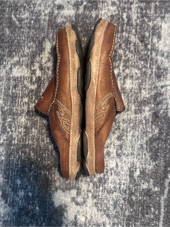 Olukai Kono Mens Comfort Leather Slip On Brown Moccasin Shoes Size US 8 main image 4